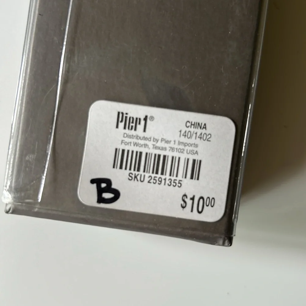 Pier 1 Chandelier Ribbon Bookmark Black